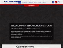 Tablet Screenshot of calonder.com